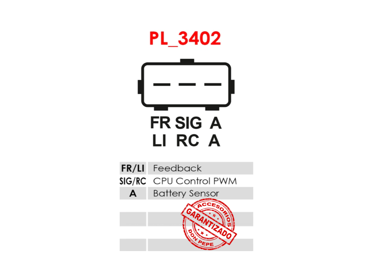 ALTERNADOR 12V 110A FORD F150 4.6 - Imagen 5