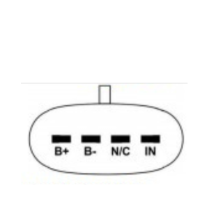 bobina de encendido chevrolet cruce 4 pines gc4008