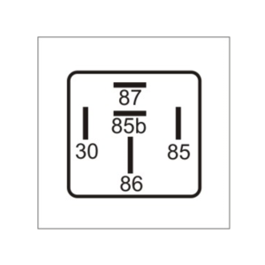 relay 12v 30a auxiliar 5 terminales
