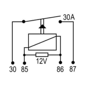 relay 12v inyecciÓn electrÓnica 30a