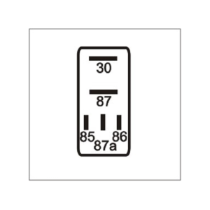 relay 12v mini 5 terminales auxiliar 30/20a