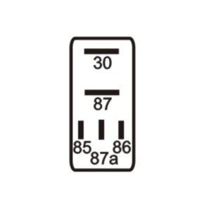 relay 12v mini 30/20a 5 terminales