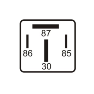 relay 24v auxiliar 2 terminales ancho 70a