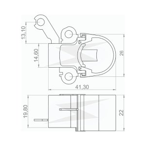 porta carbon alternador denso 12v toyota uf2226