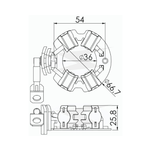 porta carbon delco hyundai h1 12v uf1346