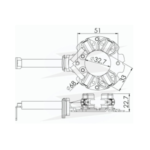 porta carbon delco silverado 12v uf1342