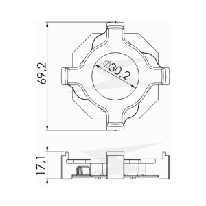 porta carbon demso ford escort uf1327
