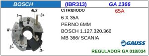 RECTIFICADOR 12V MERCEDEZ 1113-1313-1316-1214 GA1366