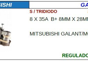 RECTIFICADOR (IMR85668) MONTERO/ECLIPSE/GALAN/MAZDA GA1325