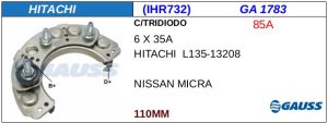 RECTIFICADOR NISSAN (IHR732) GA1783