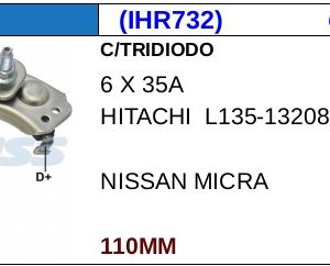 RECTIFICADOR NISSAN (IHR732) GA1783