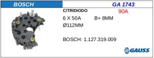RECTIFICADOR TIPO BOSCH 90A GA1743