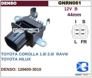 REGULADOR 12V (IN6301) I-S-L-FR GNRN061