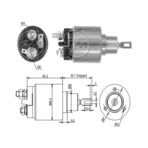 SOLENOIDE 12V ALFA ROMEO 145-FIAT DUNA-LADA SAMARA ZM575