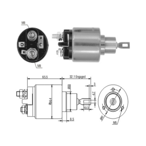 SOLENOIDE 12V AUDI 100 200 FIAT ZM573