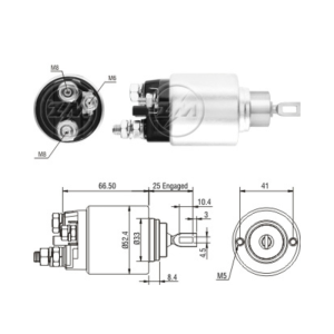 SOLENOIDE 12V BOSCH FIAT DOBLO/STRADA ZM4381
