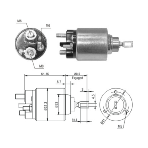 SOLENOIDE 12V BOSCH FORD ESCORT KA TOURNEO TRANSIT ZM371