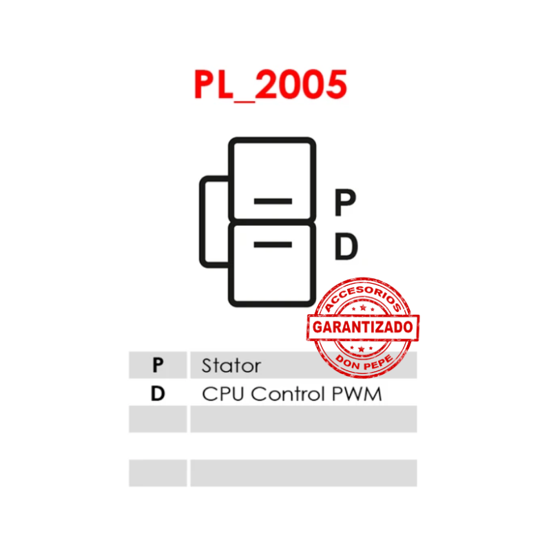 ALTERNADOR 12V 80A MAZDA POLEA 4PK SEÑAL P-D - Imagen 5