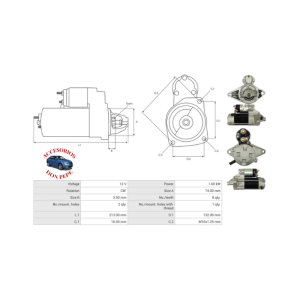 MOTOR DE PARTIDA 12V DAHIATSU - Imagen 5