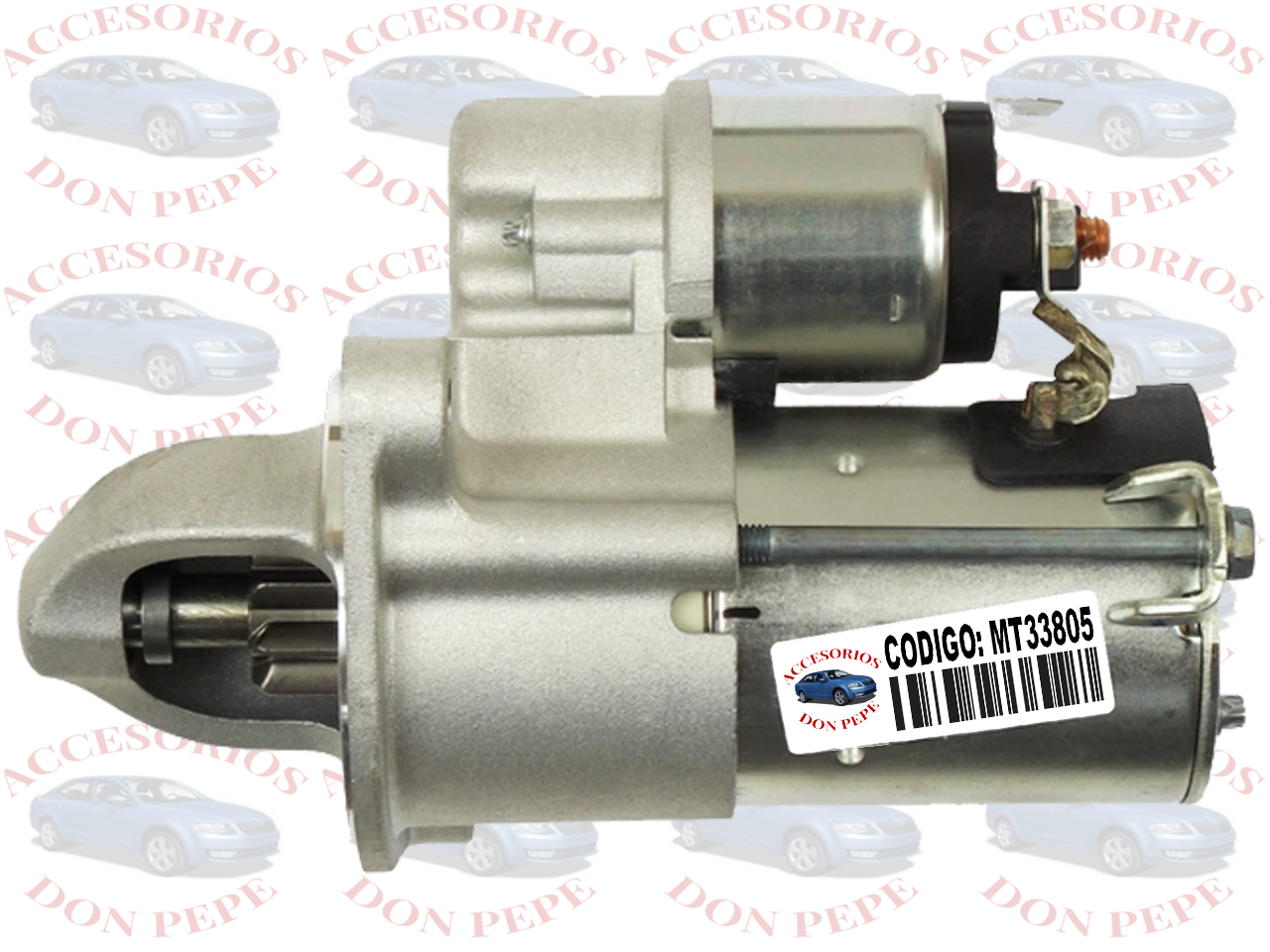 MOTOR DE PARTIDA 12V HYUNDAI 8D. - Imagen 2