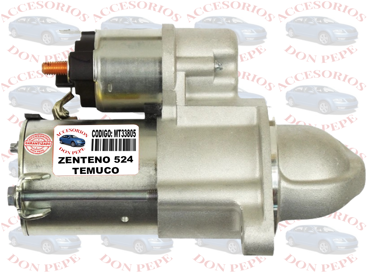 MOTOR DE PARTIDA 12V HYUNDAI 8D. - Imagen 4