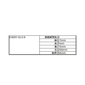 MOTOR DE PARTIDA 12V CHERY 12V - Imagen 2
