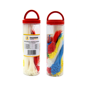 KIT AMARRAS PLÁSTICAS SURTIDAS 1000 UNIDADES