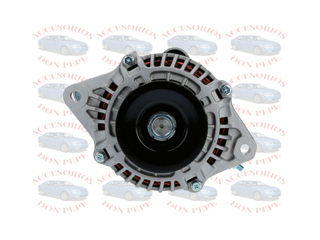 ALTERNADOR NISSAN TERRANO 2.5 D-22 12V 90A 2 POLEAS - Imagen 2