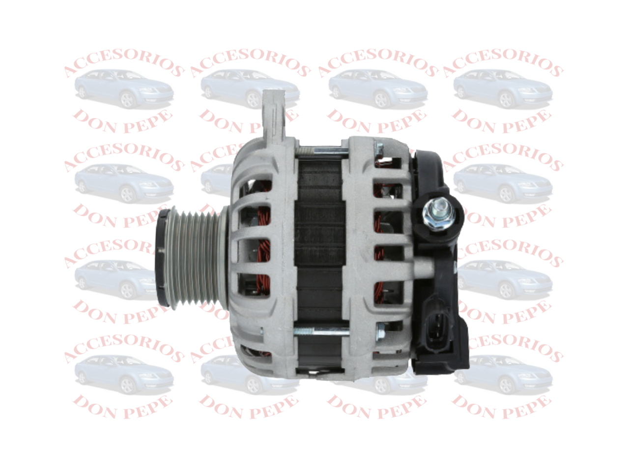 ALTERNADOR NISSAN NP 300 12V 120A POLEA 2015-2018 - Imagen 2