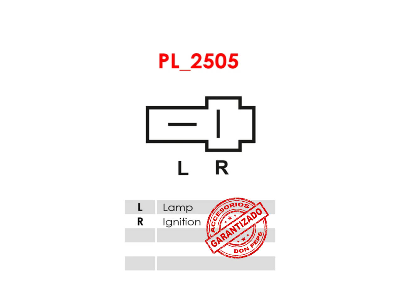 ALTERNADOR KIA FRONTIER 2.7/3.0 12V 60A - Imagen 5